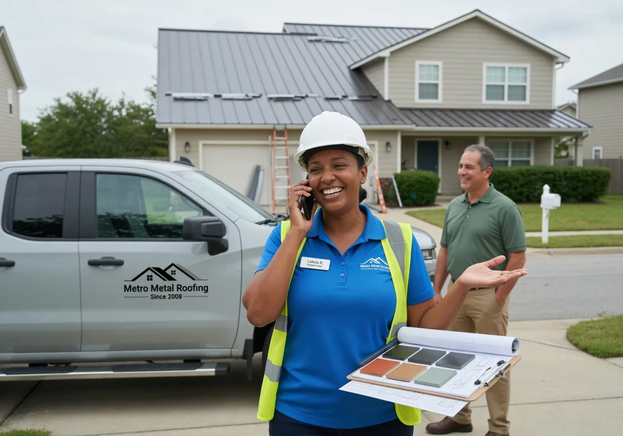 Storm Damage Metal Roof Repair in West Branch, IA